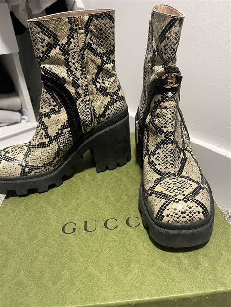 gucci of western boots|gucci snakeskin boots.